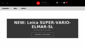 What Leicastoremanchester.com website looked like in 2018 (5 years ago)
