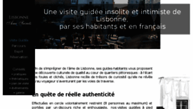 What Lisbonne-ame-secrets.com website looked like in 2018 (6 years ago)