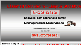 What Lasjourstockholm.se website looked like in 2018 (5 years ago)