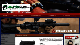 What Lowpriceguns.com website looked like in 2018 (5 years ago)