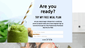 What Liveanddiet.com website looked like in 2018 (5 years ago)