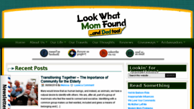 What Lookwhatmomfound.com website looked like in 2018 (5 years ago)