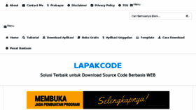 What Lapakcode.net website looked like in 2018 (5 years ago)