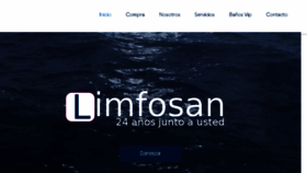 What Limfosan.cl website looked like in 2018 (5 years ago)
