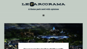 What Leparcorama.com website looked like in 2018 (5 years ago)