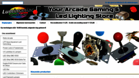 What Lumimaniac.nl website looked like in 2018 (7 years ago)