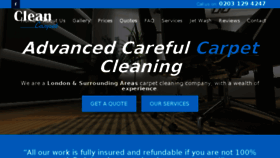 What Londoncleancarpet.co.uk website looked like in 2018 (5 years ago)