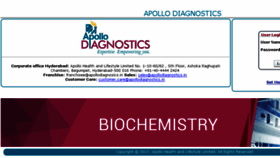 What Lims.apollodiagnostics.in website looked like in 2018 (5 years ago)