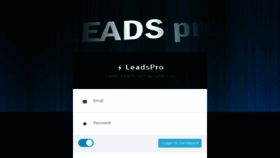 What Leadsmarket.info website looked like in 2018 (5 years ago)