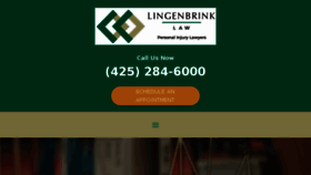 What Lingenbrink.com website looked like in 2018 (5 years ago)