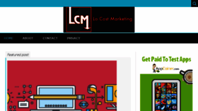 What Locostmarketing.com website looked like in 2018 (5 years ago)