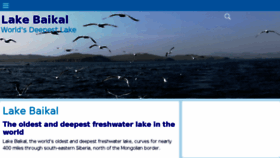 What Lakebaikal.org website looked like in 2018 (5 years ago)