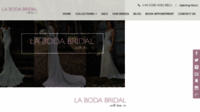What Labodabridal.com website looked like in 2018 (5 years ago)