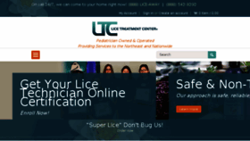 What Licetreatmentcenter.com website looked like in 2018 (5 years ago)