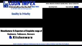 What Lddnimpex.com website looked like in 2018 (5 years ago)