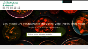 What Live-resto.fr website looked like in 2018 (5 years ago)