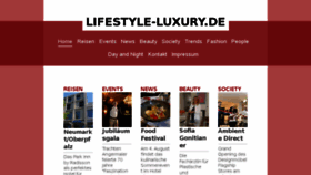 What Lifestyle-luxury.de website looked like in 2018 (5 years ago)