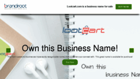 What Lootcart.com website looked like in 2018 (5 years ago)