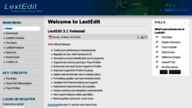 What Lextedit.com website looked like in 2018 (7 years ago)