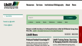 What Lib4ri.ch website looked like in 2018 (5 years ago)