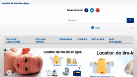 What Location-tire-lait.fr website looked like in 2018 (5 years ago)