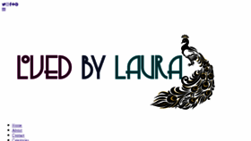 What Lovedbylaura.com website looked like in 2018 (5 years ago)