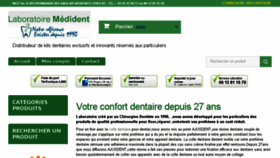 What Laboratoire-medident.fr website looked like in 2018 (5 years ago)
