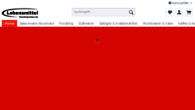 What Lebensmittel-sonderposten.de website looked like in 2018 (7 years ago)