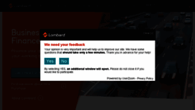 What Lombard.co.uk website looked like in 2018 (7 years ago)