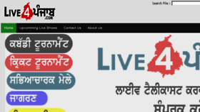 What Live4punjab.com website looked like in 2018 (5 years ago)