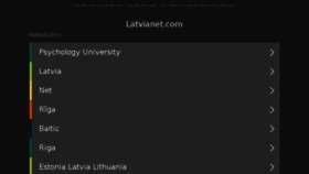 What Latvianet.com website looked like in 2018 (5 years ago)