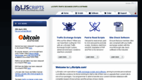 What Ljscripts.com website looked like in 2018 (5 years ago)