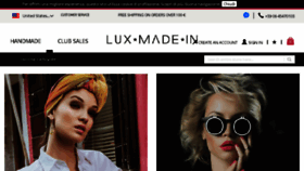 What Luxmadein.it website looked like in 2018 (5 years ago)