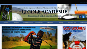 What Lj-golf-academie.com website looked like in 2018 (5 years ago)