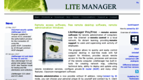 What Litemanager.com website looked like in 2018 (5 years ago)
