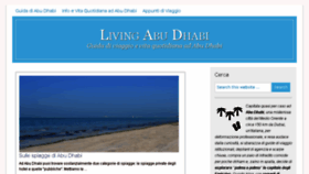 What Livingabudhabi.com website looked like in 2018 (5 years ago)