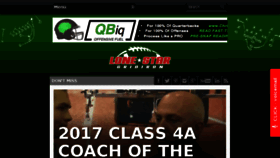 What Lonestargridiron.com website looked like in 2018 (5 years ago)