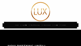 What Luxmelbourne.com website looked like in 2018 (5 years ago)