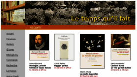What Letempsquilfait.com website looked like in 2018 (5 years ago)