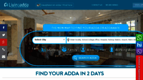 What Livingadda.com website looked like in 2018 (5 years ago)