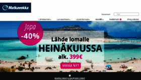 What Lomamatkat.fi website looked like in 2018 (5 years ago)