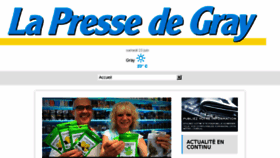 What Lapressedegray.com website looked like in 2018 (5 years ago)