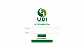 What Lidi.sisvida.com.br website looked like in 2018 (5 years ago)