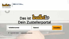 What Leafletto.de website looked like in 2018 (5 years ago)
