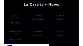 What Lacartita.com website looked like in 2018 (5 years ago)