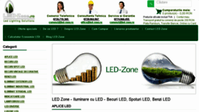 What Led-zone.ro website looked like in 2018 (5 years ago)
