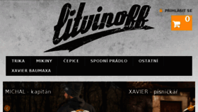 What Litvinoff.cz website looked like in 2018 (5 years ago)
