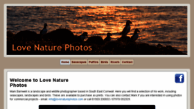 What Lovenaturephotos.com website looked like in 2018 (5 years ago)