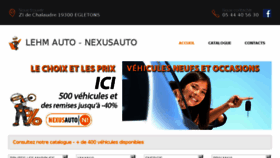 What Lehmauto.fr website looked like in 2018 (5 years ago)