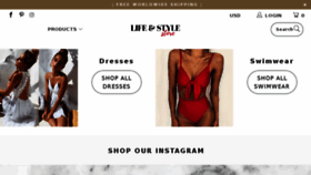 What Lifeandstyle.store website looked like in 2018 (5 years ago)